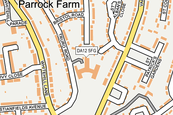 DA12 5FG map - OS OpenMap – Local (Ordnance Survey)