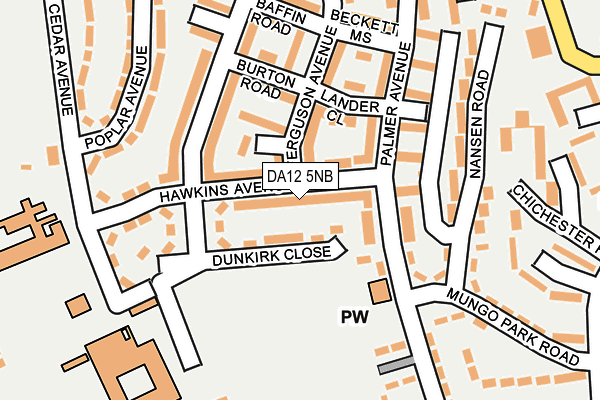 DA12 5NB map - OS OpenMap – Local (Ordnance Survey)