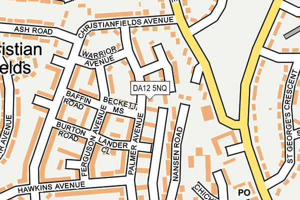 DA12 5NQ map - OS OpenMap – Local (Ordnance Survey)