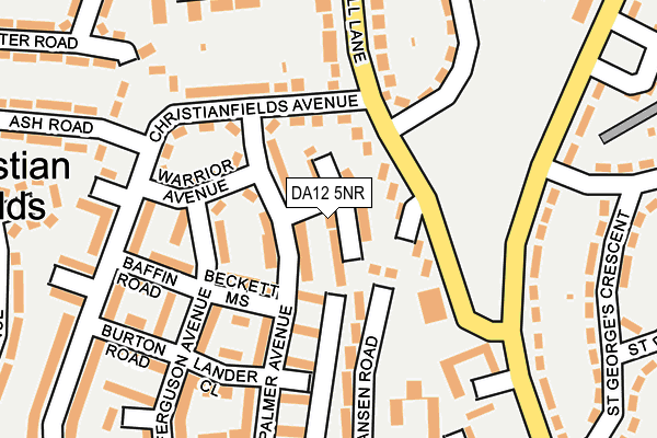 DA12 5NR map - OS OpenMap – Local (Ordnance Survey)