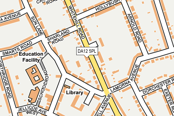 DA12 5PL map - OS OpenMap – Local (Ordnance Survey)
