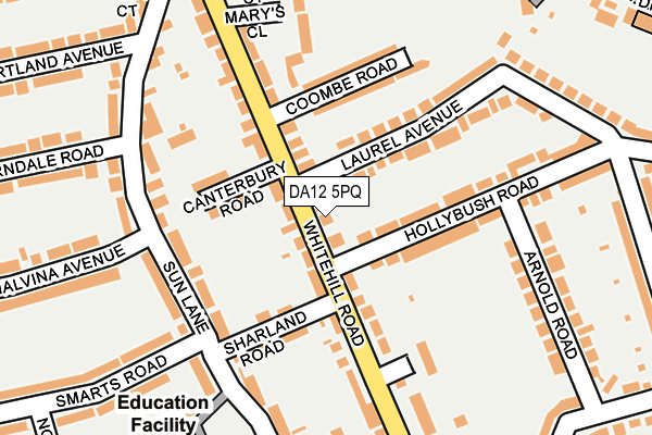DA12 5PQ map - OS OpenMap – Local (Ordnance Survey)