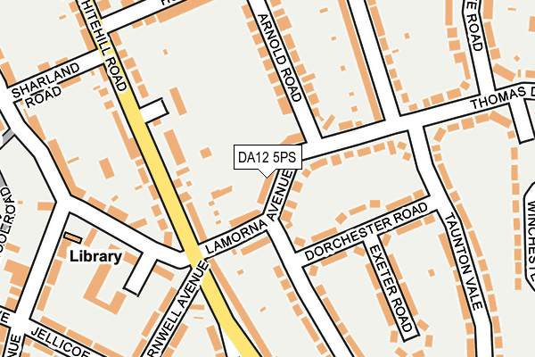 DA12 5PS map - OS OpenMap – Local (Ordnance Survey)