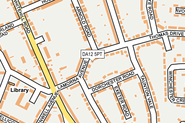 DA12 5PT map - OS OpenMap – Local (Ordnance Survey)
