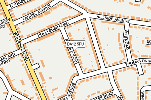 DA12 5PU map - OS OpenMap – Local (Ordnance Survey)