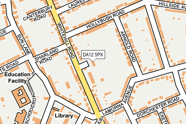 DA12 5PX map - OS OpenMap – Local (Ordnance Survey)