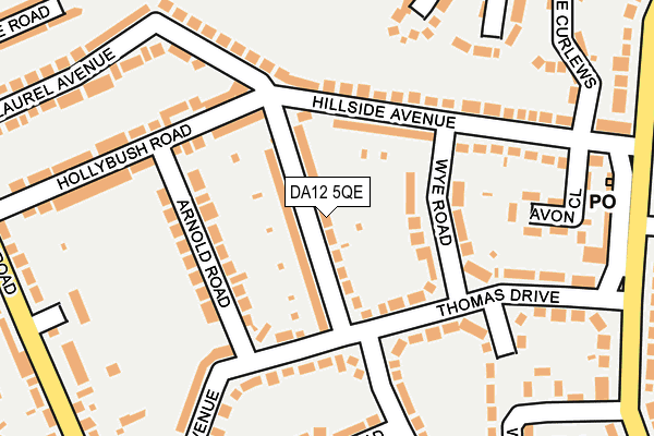 DA12 5QE map - OS OpenMap – Local (Ordnance Survey)