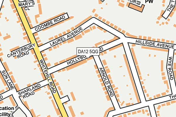 DA12 5QG map - OS OpenMap – Local (Ordnance Survey)