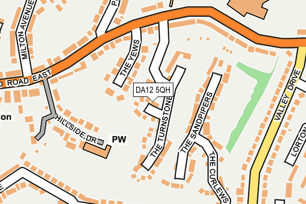 DA12 5QH map - OS OpenMap – Local (Ordnance Survey)