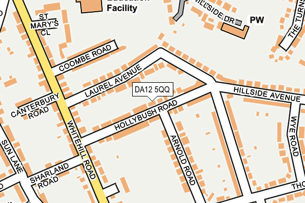 DA12 5QQ map - OS OpenMap – Local (Ordnance Survey)