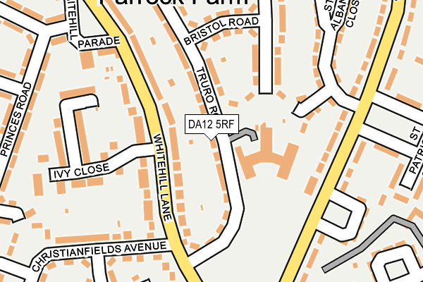 DA12 5RF map - OS OpenMap – Local (Ordnance Survey)