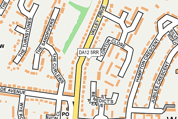 DA12 5RR map - OS OpenMap – Local (Ordnance Survey)