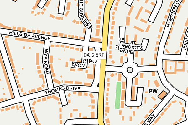 DA12 5RT map - OS OpenMap – Local (Ordnance Survey)