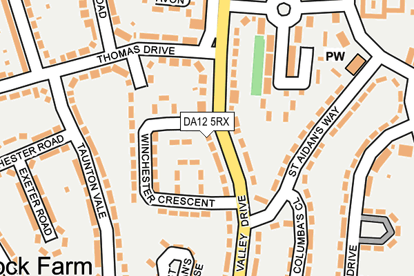 DA12 5RX map - OS OpenMap – Local (Ordnance Survey)