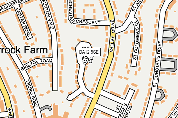 DA12 5SE map - OS OpenMap – Local (Ordnance Survey)