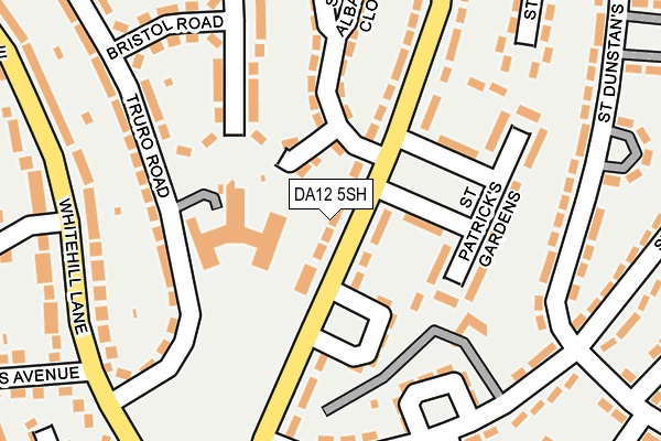DA12 5SH map - OS OpenMap – Local (Ordnance Survey)