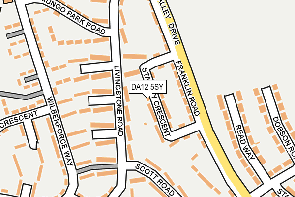 DA12 5SY map - OS OpenMap – Local (Ordnance Survey)