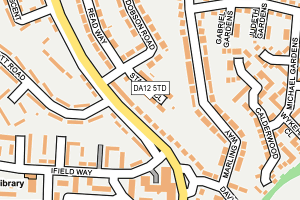 DA12 5TD map - OS OpenMap – Local (Ordnance Survey)