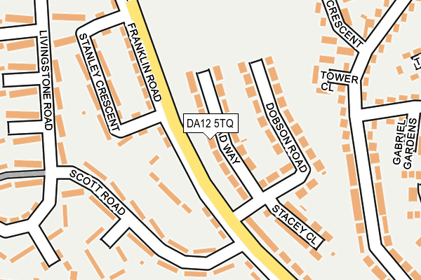 DA12 5TQ map - OS OpenMap – Local (Ordnance Survey)