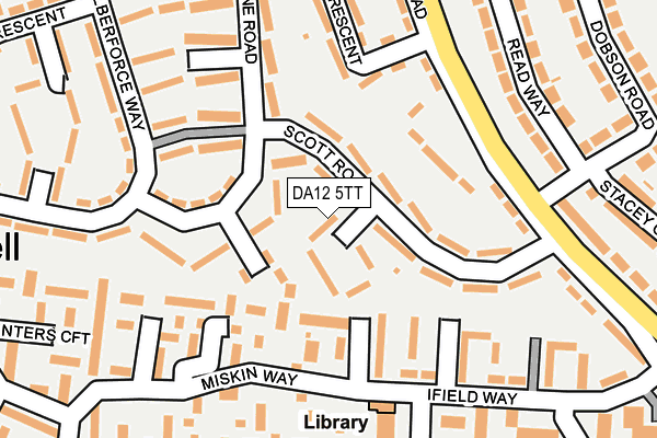 DA12 5TT map - OS OpenMap – Local (Ordnance Survey)