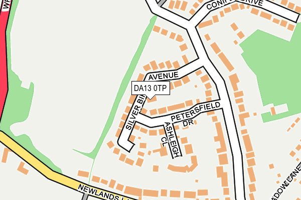 DA13 0TP map - OS OpenMap – Local (Ordnance Survey)