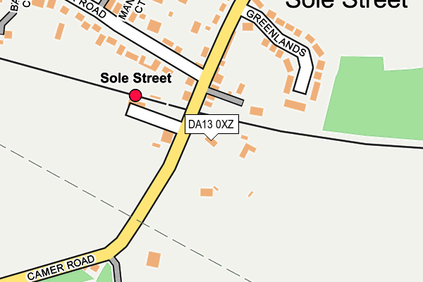 DA13 0XZ map - OS OpenMap – Local (Ordnance Survey)