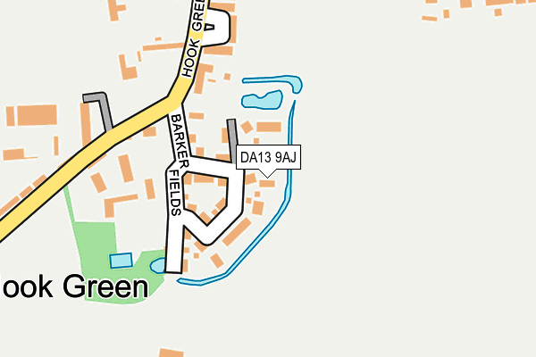DA13 9AJ map - OS OpenMap – Local (Ordnance Survey)