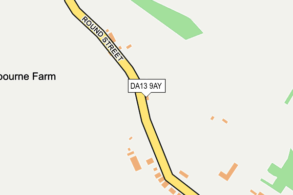 DA13 9AY map - OS OpenMap – Local (Ordnance Survey)