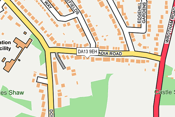 DA13 9EH map - OS OpenMap – Local (Ordnance Survey)