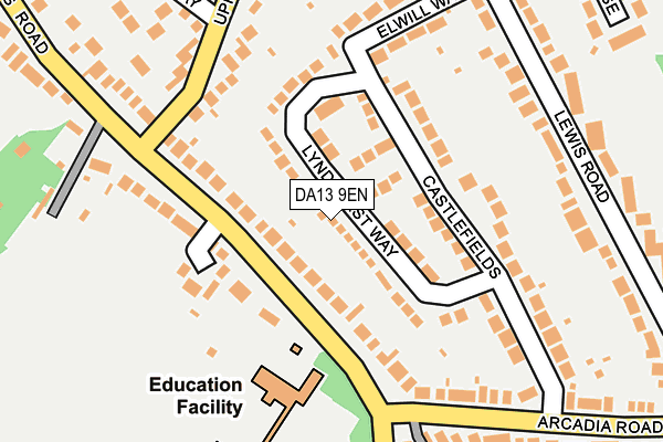 DA13 9EN map - OS OpenMap – Local (Ordnance Survey)