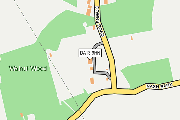 DA13 9HN map - OS OpenMap – Local (Ordnance Survey)