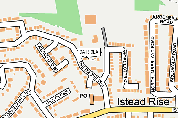 DA13 9LA map - OS OpenMap – Local (Ordnance Survey)