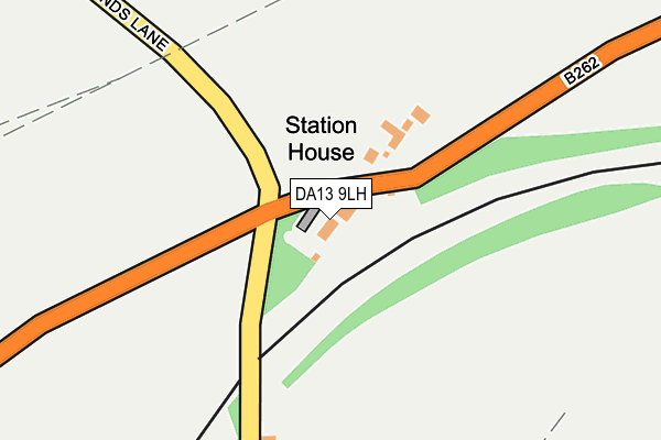 DA13 9LH map - OS OpenMap – Local (Ordnance Survey)