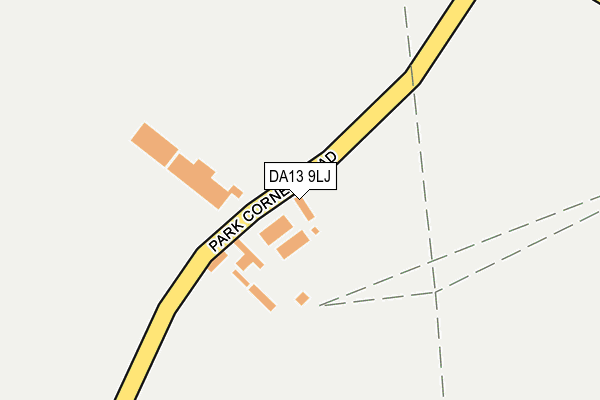 DA13 9LJ map - OS OpenMap – Local (Ordnance Survey)