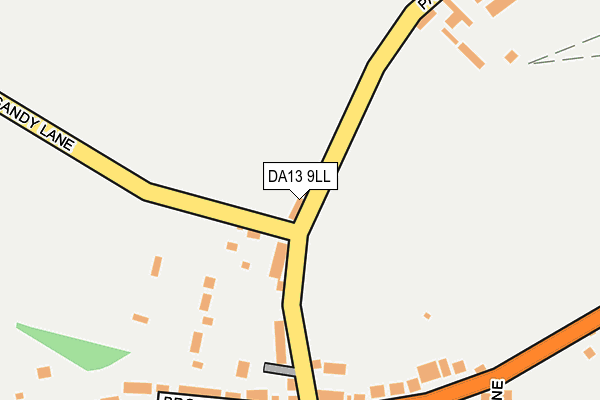 DA13 9LL map - OS OpenMap – Local (Ordnance Survey)