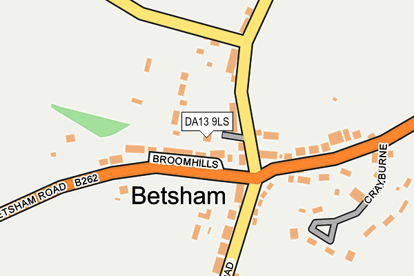 DA13 9LS map - OS OpenMap – Local (Ordnance Survey)