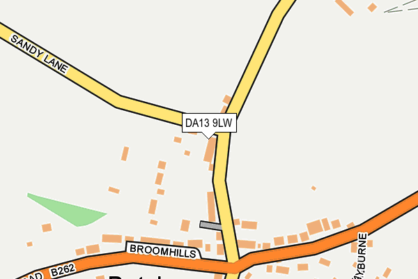 DA13 9LW map - OS OpenMap – Local (Ordnance Survey)