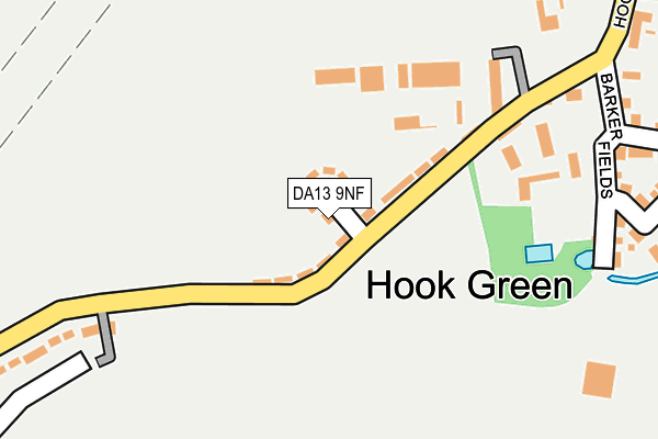DA13 9NF map - OS OpenMap – Local (Ordnance Survey)