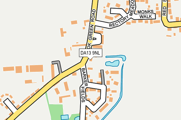 DA13 9NL map - OS OpenMap – Local (Ordnance Survey)