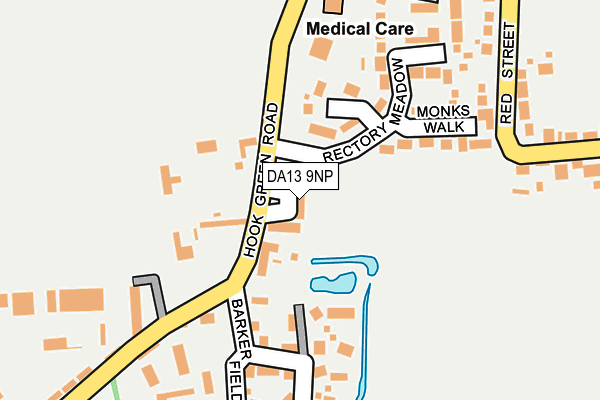 DA13 9NP map - OS OpenMap – Local (Ordnance Survey)