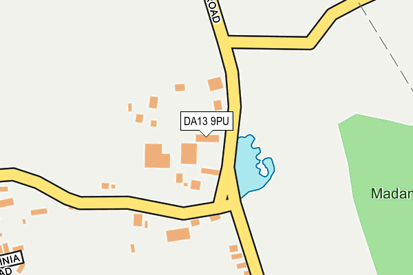 DA13 9PU map - OS OpenMap – Local (Ordnance Survey)