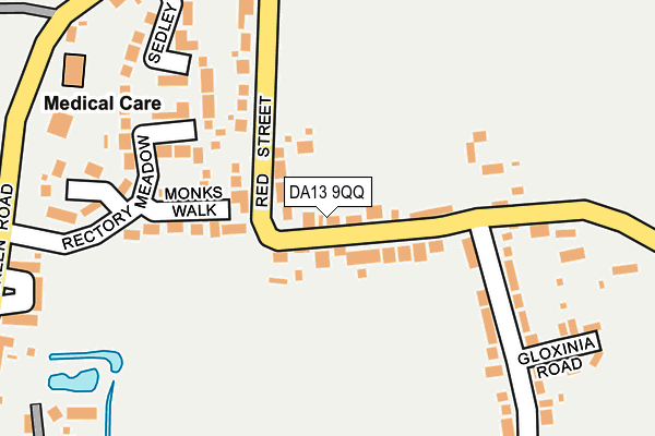 DA13 9QQ map - OS OpenMap – Local (Ordnance Survey)
