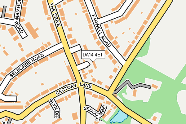 DA14 4ET map - OS OpenMap – Local (Ordnance Survey)