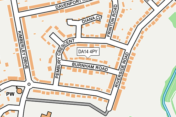 DA14 4PY map - OS OpenMap – Local (Ordnance Survey)