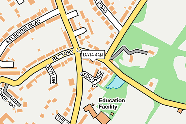 DA14 4QJ map - OS OpenMap – Local (Ordnance Survey)