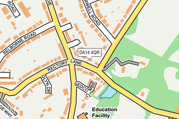 DA14 4QR map - OS OpenMap – Local (Ordnance Survey)