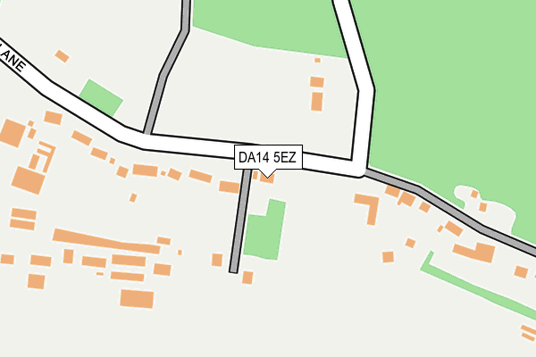 DA14 5EZ map - OS OpenMap – Local (Ordnance Survey)