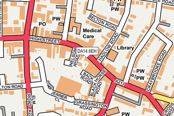 Map of THE FINE PRINTING LTD at local scale