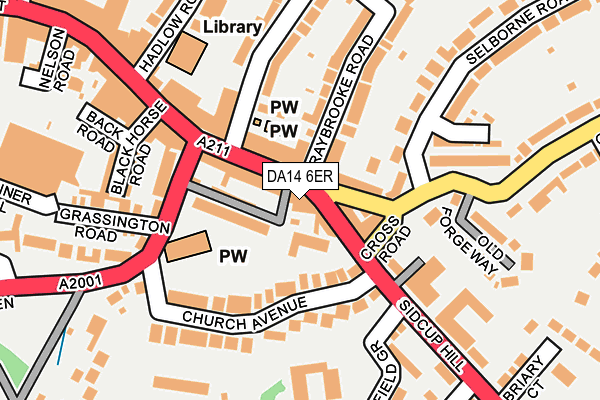 DA14 6ER map - OS OpenMap – Local (Ordnance Survey)