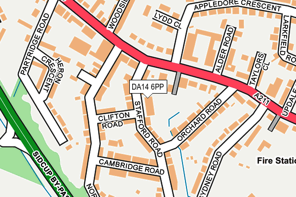 DA14 6PP map - OS OpenMap – Local (Ordnance Survey)